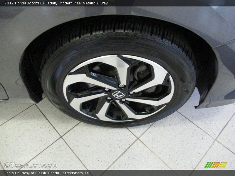 Modern Steel Metallic / Gray 2017 Honda Accord EX Sedan