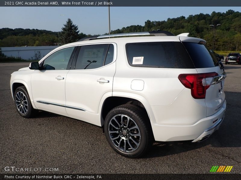 White Frost Tricoat / Jet Black 2021 GMC Acadia Denali AWD