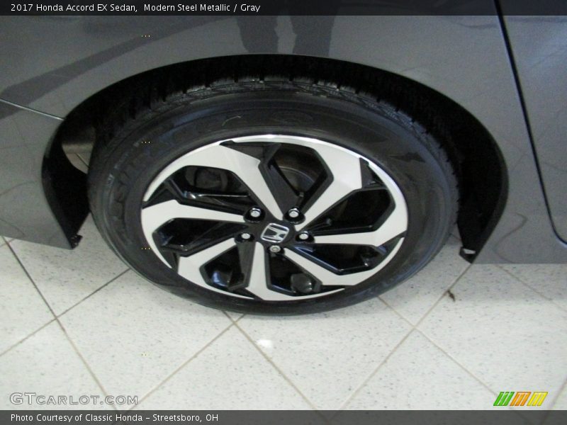 Modern Steel Metallic / Gray 2017 Honda Accord EX Sedan