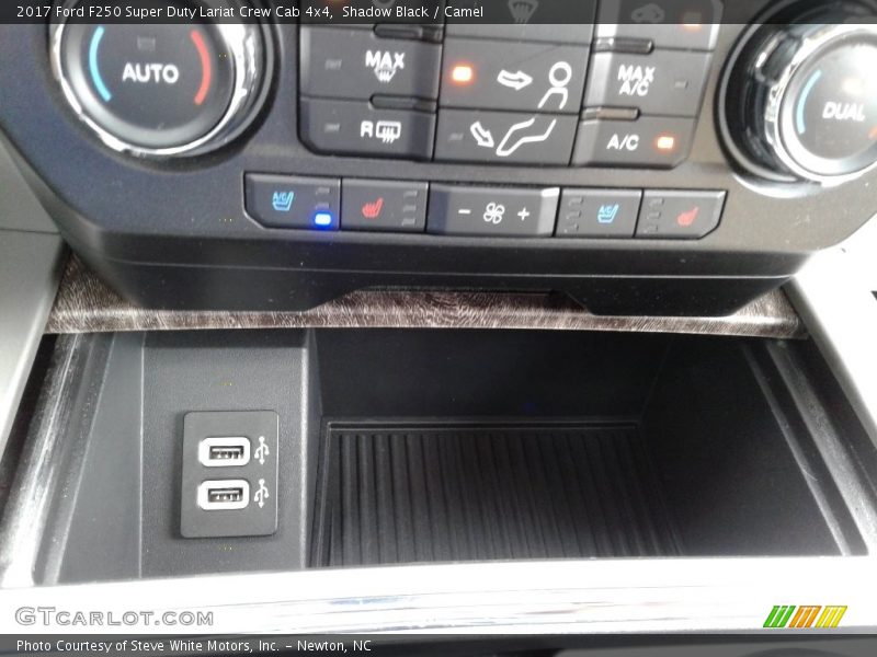 Shadow Black / Camel 2017 Ford F250 Super Duty Lariat Crew Cab 4x4