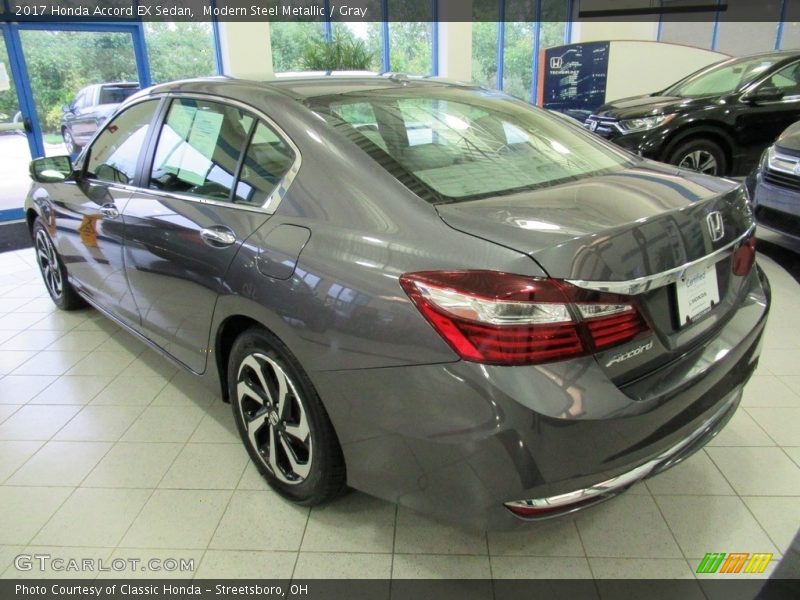 Modern Steel Metallic / Gray 2017 Honda Accord EX Sedan