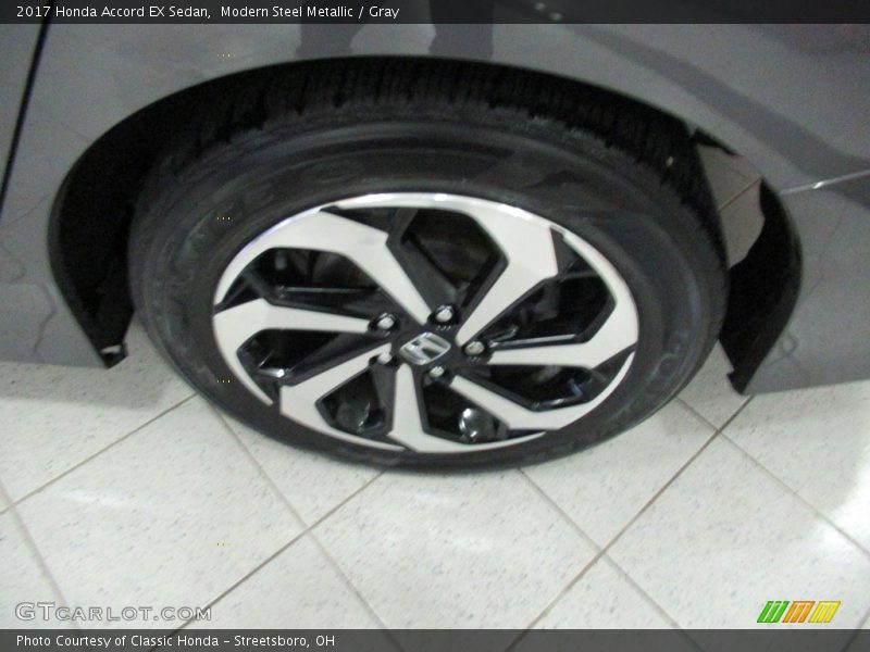 Modern Steel Metallic / Gray 2017 Honda Accord EX Sedan