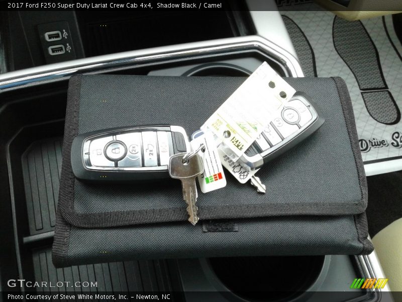 Shadow Black / Camel 2017 Ford F250 Super Duty Lariat Crew Cab 4x4