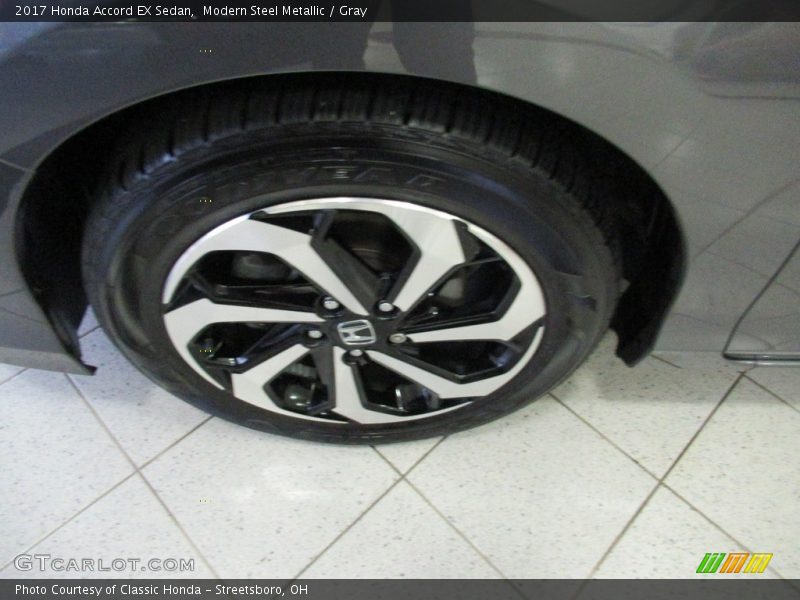 Modern Steel Metallic / Gray 2017 Honda Accord EX Sedan