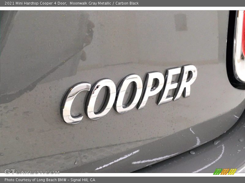 Moonwalk Gray Metallic / Carbon Black 2021 Mini Hardtop Cooper 4 Door