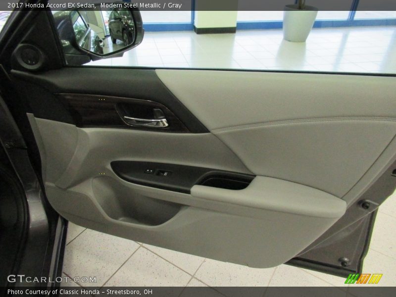 Modern Steel Metallic / Gray 2017 Honda Accord EX Sedan