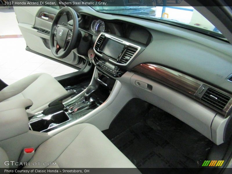 Modern Steel Metallic / Gray 2017 Honda Accord EX Sedan