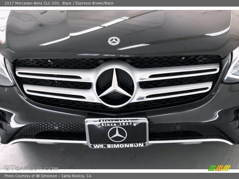 Black / Espresso Brown/Black 2017 Mercedes-Benz GLC 300