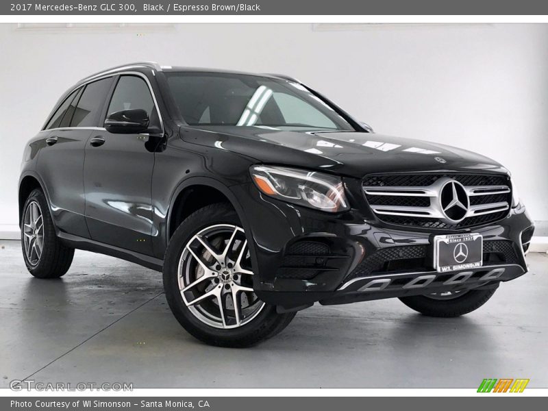 Black / Espresso Brown/Black 2017 Mercedes-Benz GLC 300