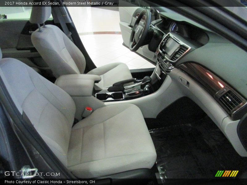 Modern Steel Metallic / Gray 2017 Honda Accord EX Sedan