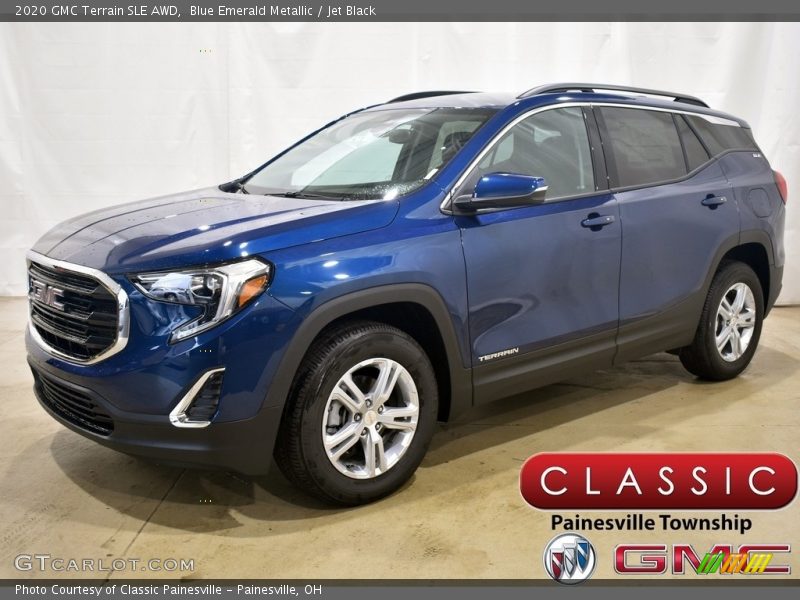 Blue Emerald Metallic / Jet Black 2020 GMC Terrain SLE AWD