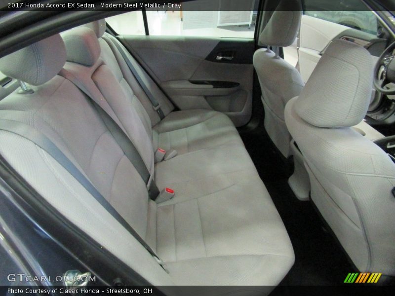 Modern Steel Metallic / Gray 2017 Honda Accord EX Sedan