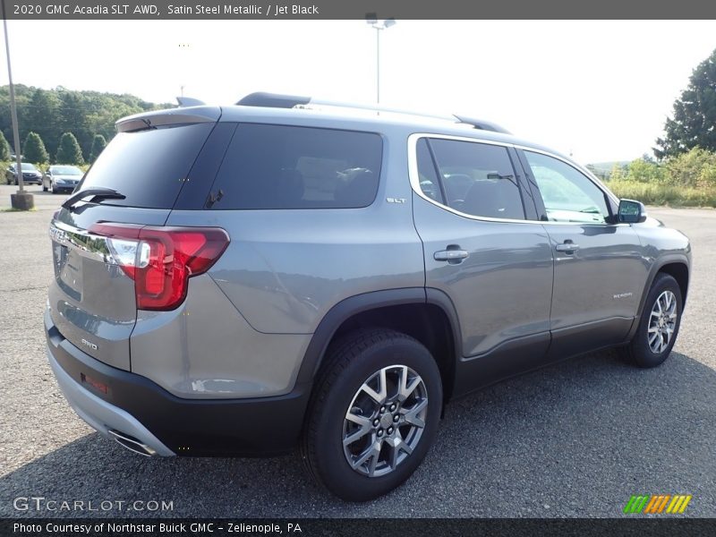 Satin Steel Metallic / Jet Black 2020 GMC Acadia SLT AWD