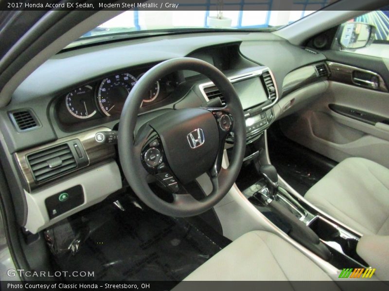 Modern Steel Metallic / Gray 2017 Honda Accord EX Sedan