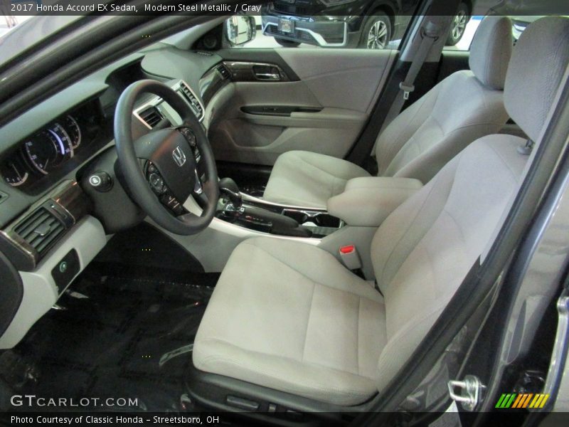 Modern Steel Metallic / Gray 2017 Honda Accord EX Sedan