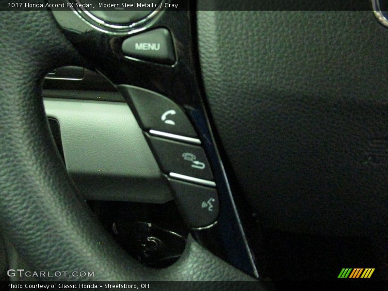 Modern Steel Metallic / Gray 2017 Honda Accord EX Sedan