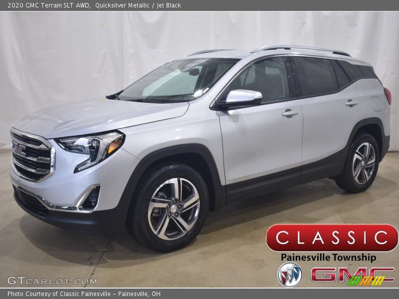Quicksilver Metallic / Jet Black 2020 GMC Terrain SLT AWD