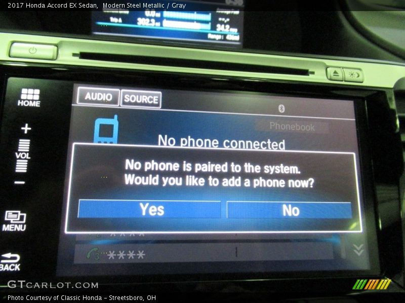 Modern Steel Metallic / Gray 2017 Honda Accord EX Sedan