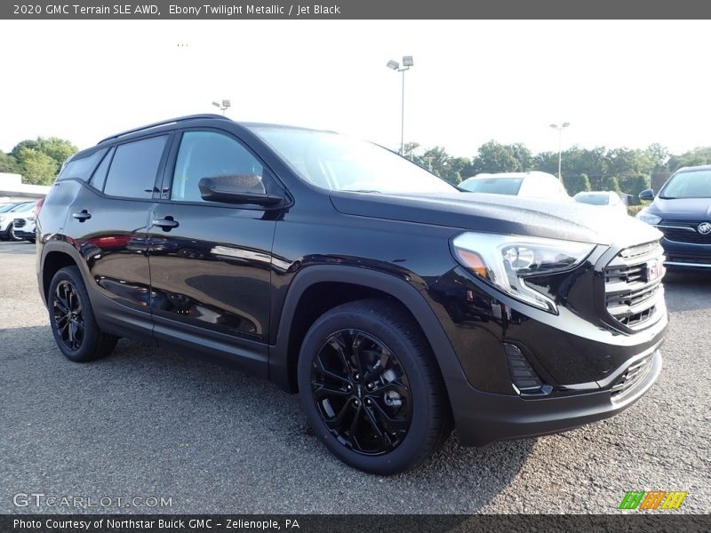 Ebony Twilight Metallic / Jet Black 2020 GMC Terrain SLE AWD