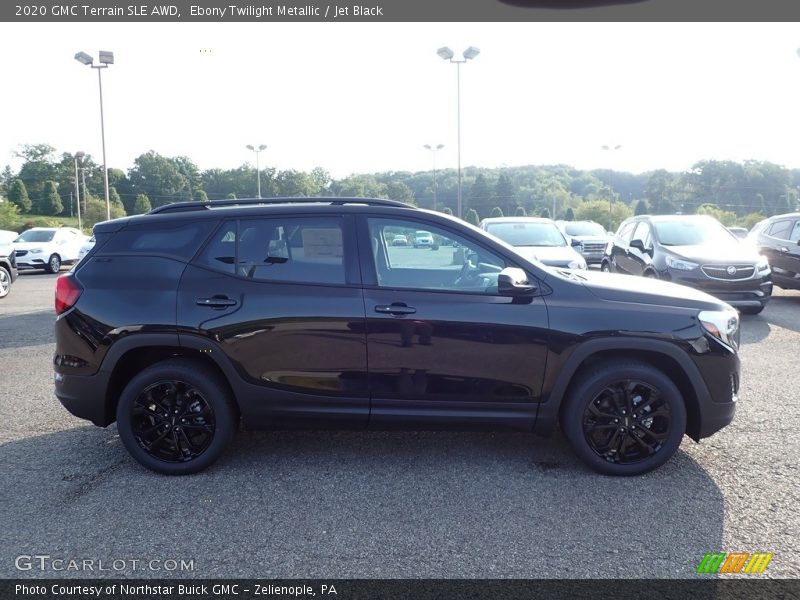 Ebony Twilight Metallic / Jet Black 2020 GMC Terrain SLE AWD