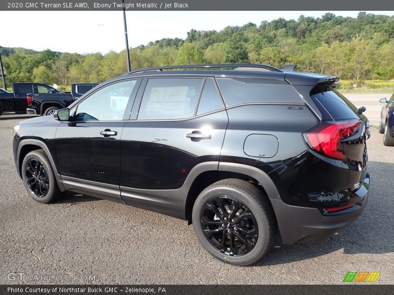 Ebony Twilight Metallic / Jet Black 2020 GMC Terrain SLE AWD