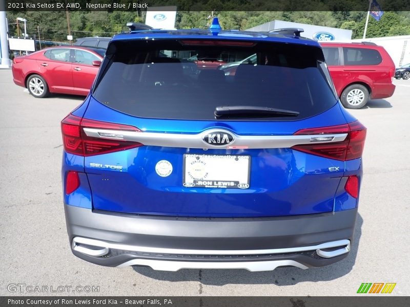 Neptune Blue / Black 2021 Kia Seltos EX AWD