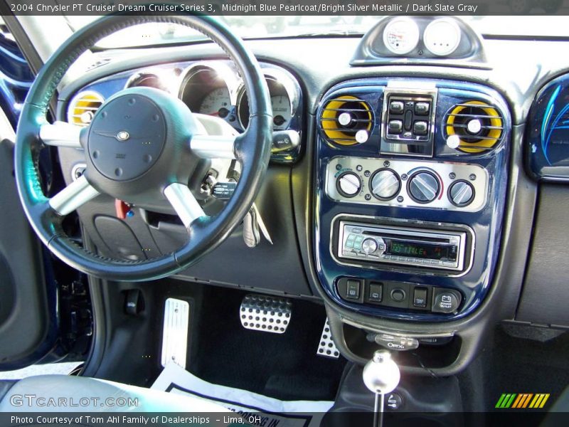 Midnight Blue Pearlcoat/Bright Silver Metallic / Dark Slate Gray 2004 Chrysler PT Cruiser Dream Cruiser Series 3