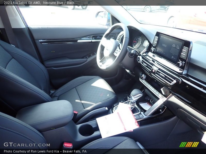 Neptune Blue / Black 2021 Kia Seltos EX AWD