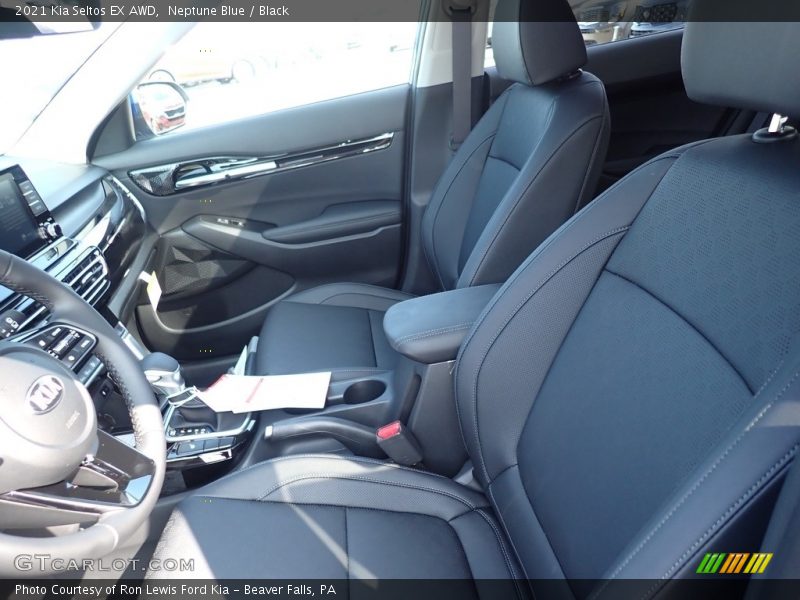Neptune Blue / Black 2021 Kia Seltos EX AWD