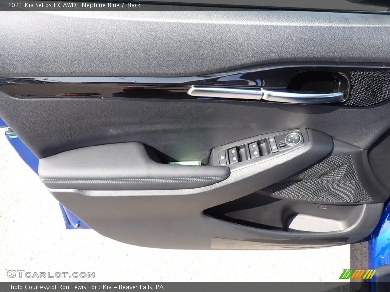 Neptune Blue / Black 2021 Kia Seltos EX AWD