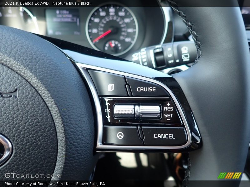 Neptune Blue / Black 2021 Kia Seltos EX AWD