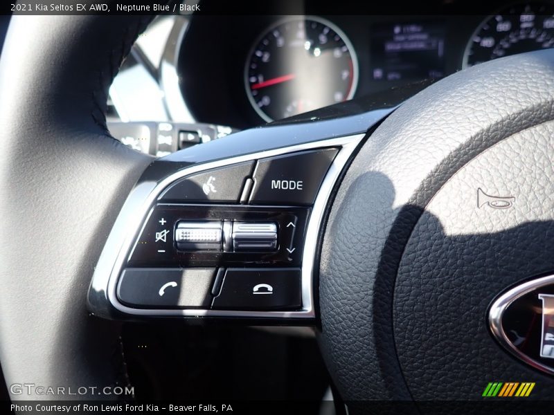 Neptune Blue / Black 2021 Kia Seltos EX AWD