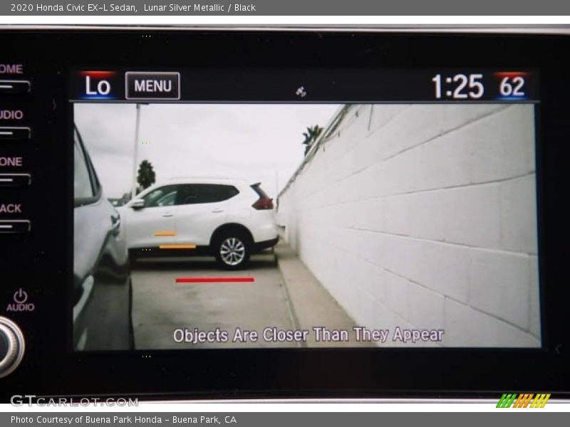 Lunar Silver Metallic / Black 2020 Honda Civic EX-L Sedan