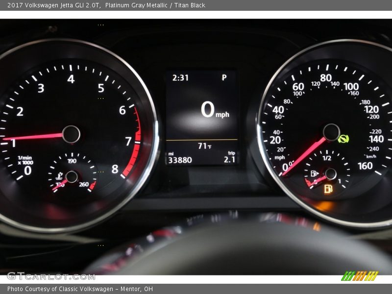  2017 Jetta GLI 2.0T GLI 2.0T Gauges