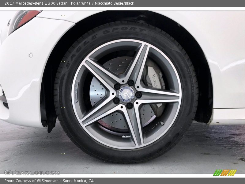Polar White / Macchiato Beige/Black 2017 Mercedes-Benz E 300 Sedan