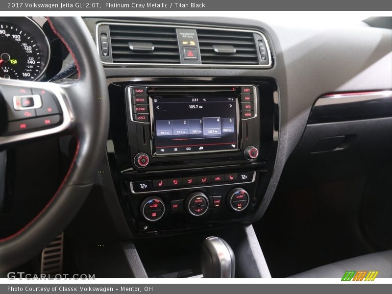 Controls of 2017 Jetta GLI 2.0T