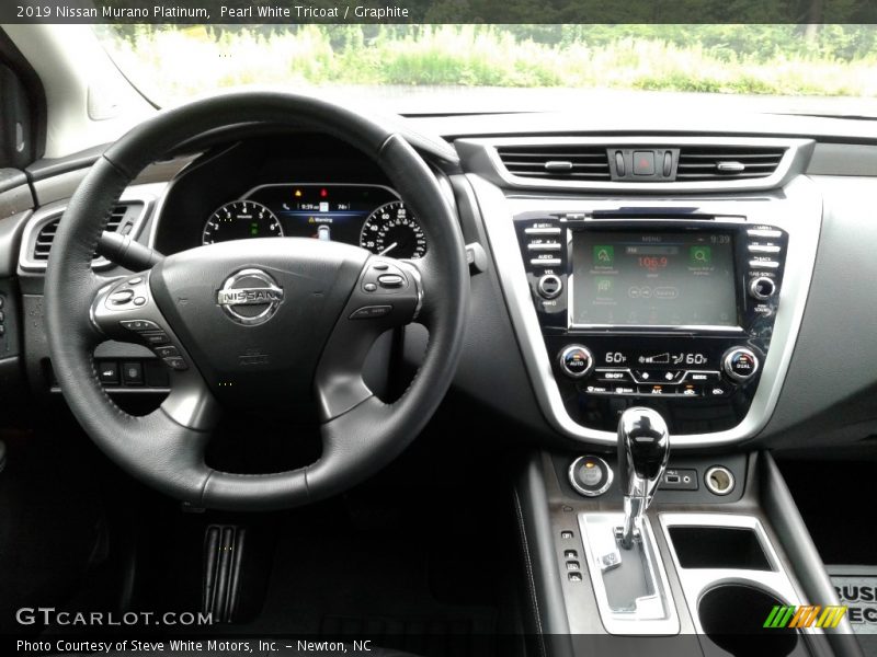 Dashboard of 2019 Murano Platinum