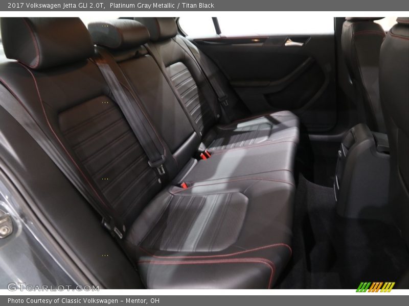 Rear Seat of 2017 Jetta GLI 2.0T
