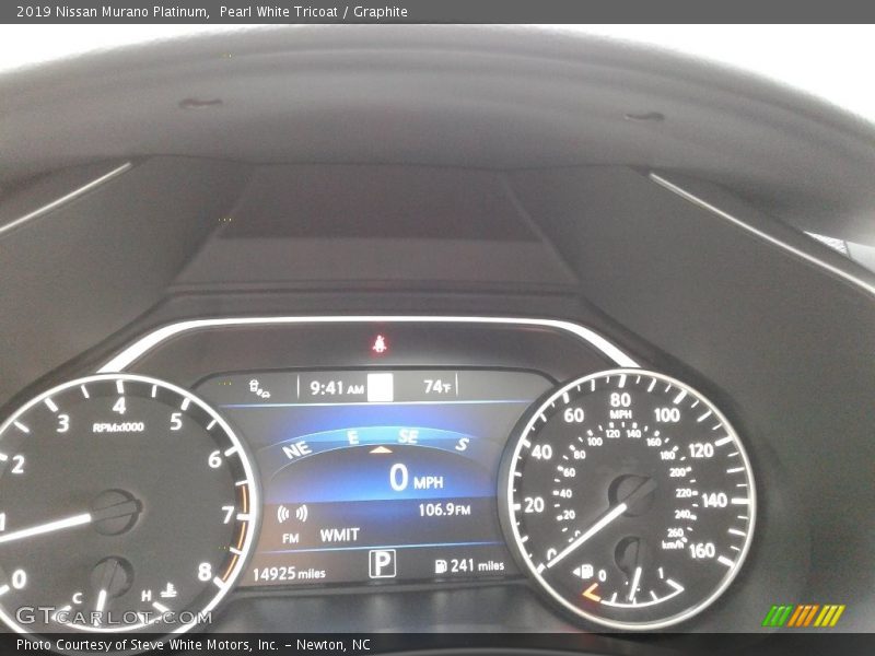  2019 Murano Platinum Platinum Gauges