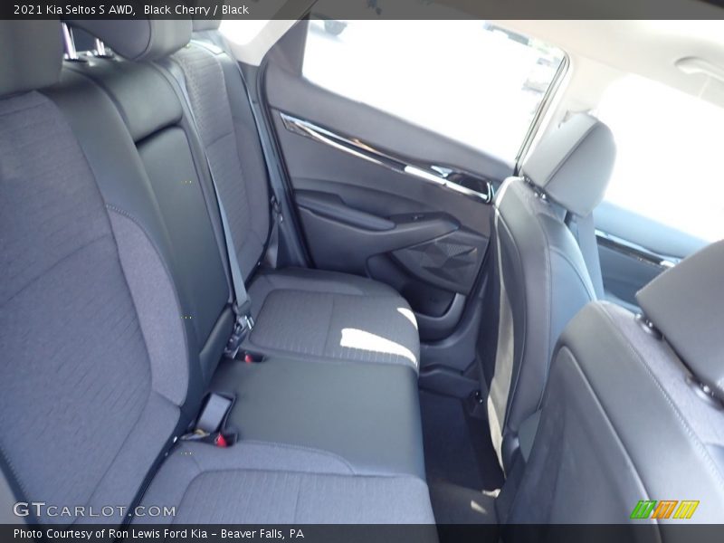 Black Cherry / Black 2021 Kia Seltos S AWD