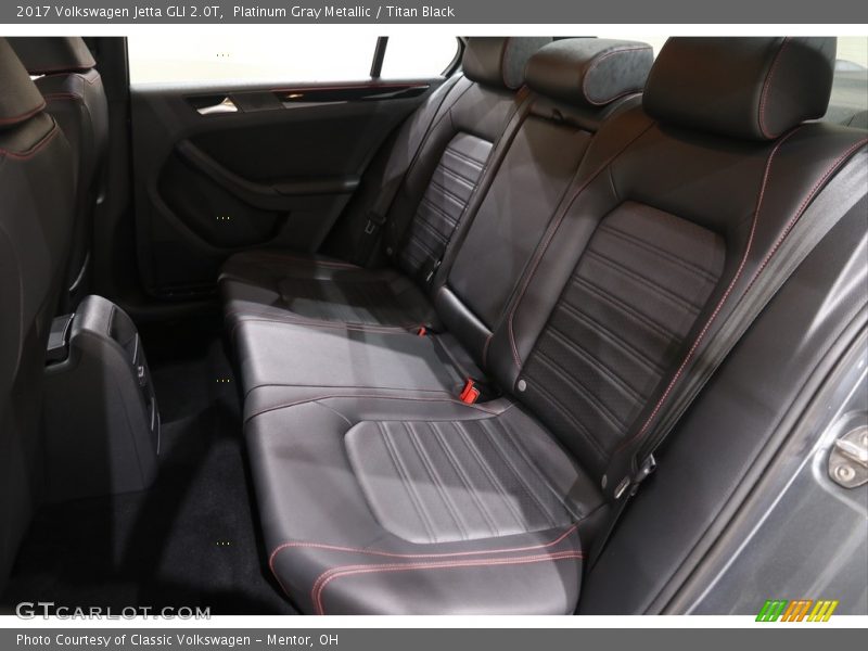 Rear Seat of 2017 Jetta GLI 2.0T