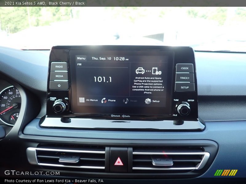 Black Cherry / Black 2021 Kia Seltos S AWD