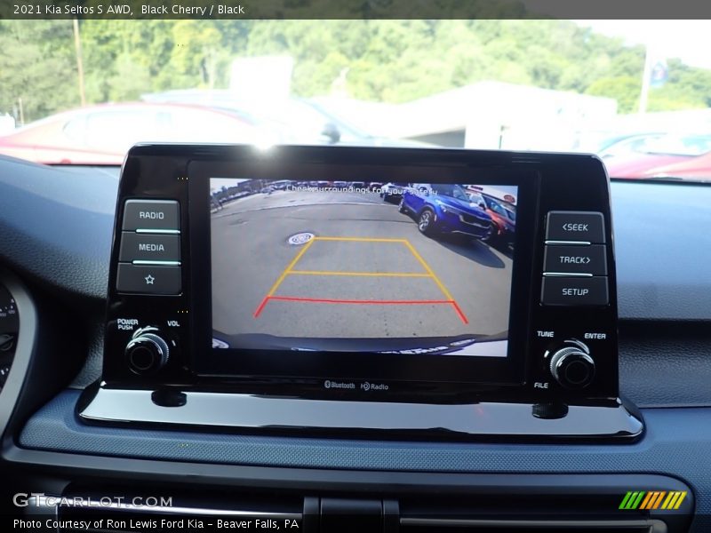 Black Cherry / Black 2021 Kia Seltos S AWD