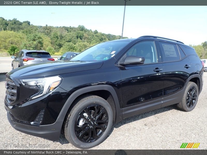 Ebony Twilight Metallic / Jet Black 2020 GMC Terrain SLE AWD