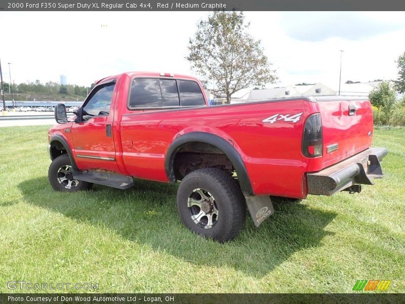  2000 F350 Super Duty XL Regular Cab 4x4 Red