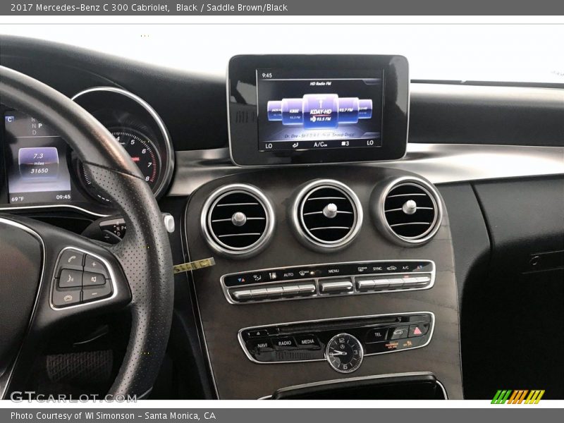 Black / Saddle Brown/Black 2017 Mercedes-Benz C 300 Cabriolet