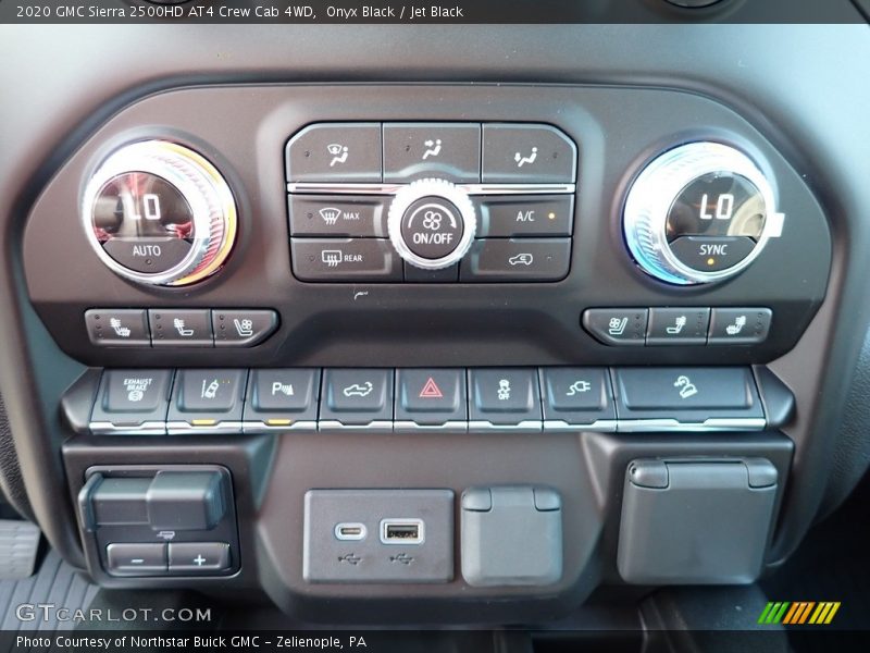 Controls of 2020 Sierra 2500HD AT4 Crew Cab 4WD