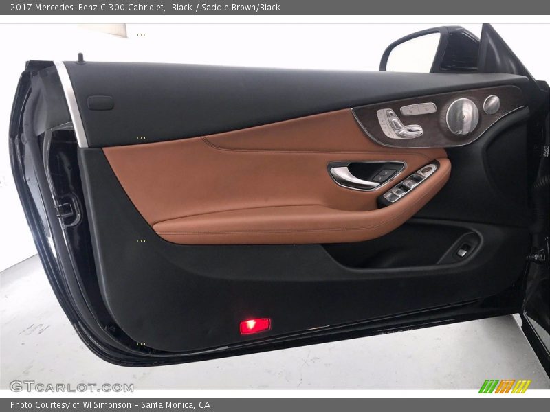 Black / Saddle Brown/Black 2017 Mercedes-Benz C 300 Cabriolet