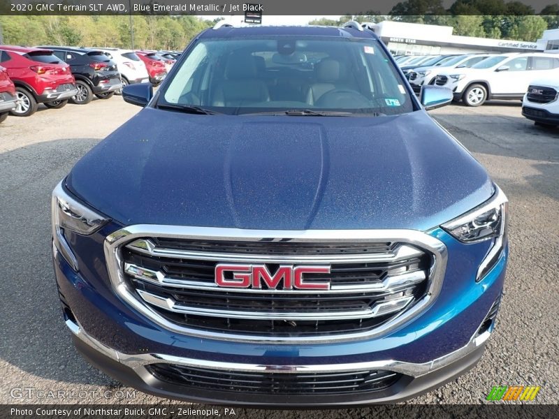 Blue Emerald Metallic / Jet Black 2020 GMC Terrain SLT AWD