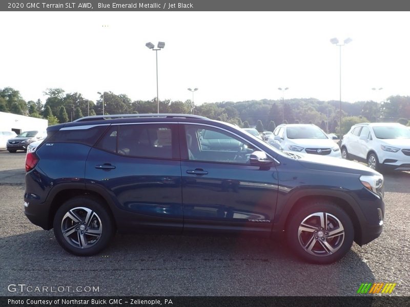 Blue Emerald Metallic / Jet Black 2020 GMC Terrain SLT AWD